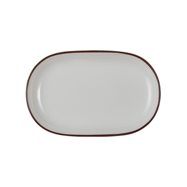Modest Brown Magnus Oval Platter 28 cm 