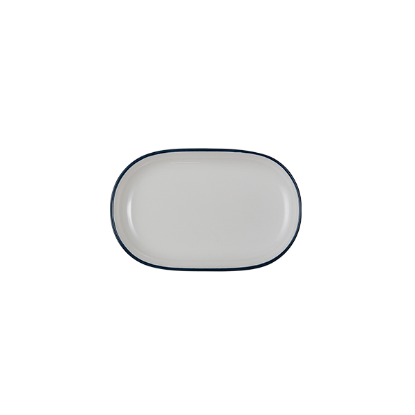 Modest Navy Magnus Oval Platter 18 cm 