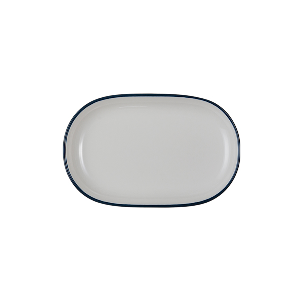 Modest Navy Magnus Oval Platter 23 cm 