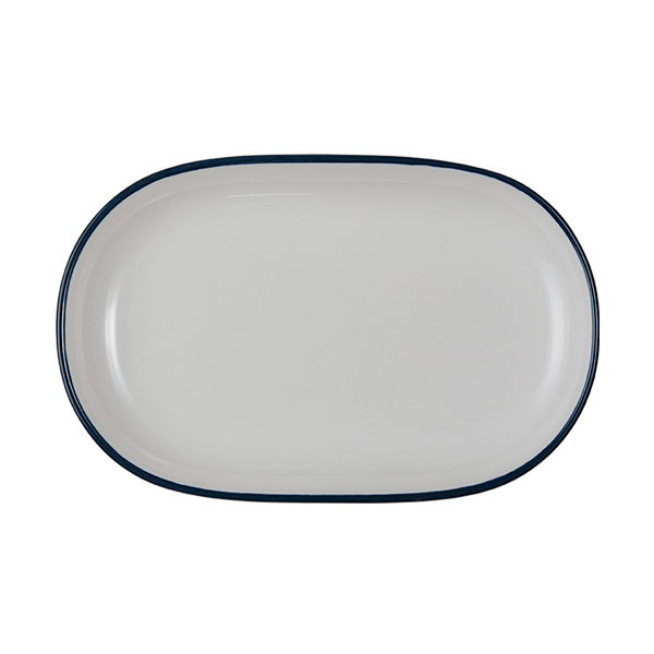 Modest Navy Magnus Oval Platter 33 cm 
