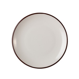 [18001-111027] Modest Brown Lona Flat Plate 27 cm 
