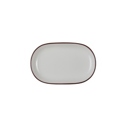 [18001-143014] Modest Brown Magnus Oval Platter 14 cm 