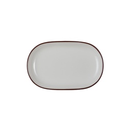 [18001-143018] Modest Brown Magnus Oval Platter 18 cm 
