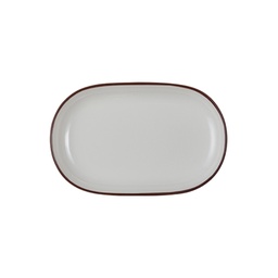 [18001-143023] Modest Brown Magnus Oval Platter 23 cm 