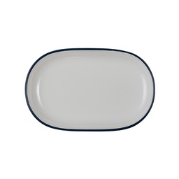 [15001-143028] Modest Navy Magnus Oval Platter 28 cm 