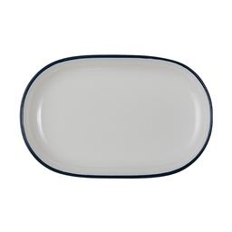 [15001-143033] Modest Navy Magnus Oval Platter 33 cm 