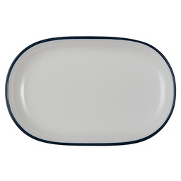 [15001-143037] Modest Navy Magnus Oval Platter 37 cm 