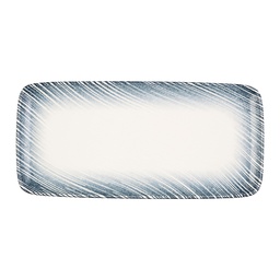 [20160-151635] Thin Blue Rectangular Plate 35 cm (34 * 16)